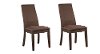 Transitional Brown Upholstered Dining Room Chair (Set of 2) - Bartolo