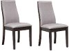 Contemporary Gray and Brown Dining Room Chair (Set of 2) - Basile