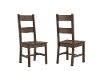 Rustic Golden Brown Dining Room Chair (Set of 2) - Bellino