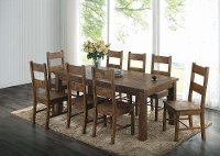 Rustic Golden Brown Dining Room Chair (Set of 2) - Bellino-2