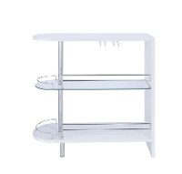 White Contemporary Bar Unit - Andrea Collection-3