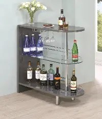 Anibal Modern Gray Bar Unit