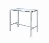 Amari Chrome Contemporary Bar Table