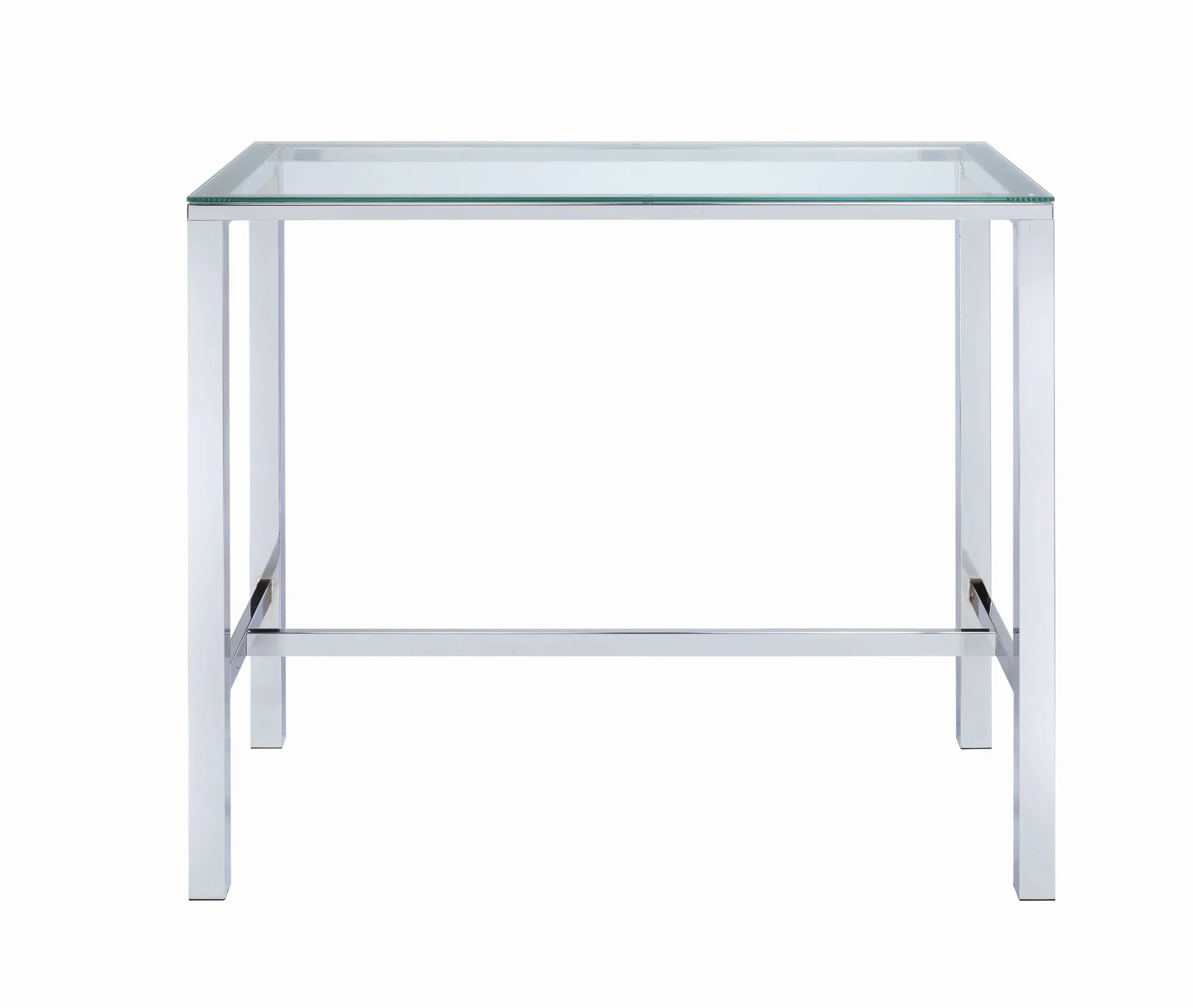Amari Chrome Contemporary Bar Table-2