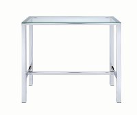 Chrome Contemporary Bar Table - Augustas Collection-2