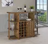 Walnut Transitional Bar Unit - Ambros Collection