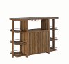 Walnut Transitional Bar Unit - Ambros Collection-2