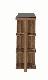 Walnut Transitional Bar Unit - Ambros Collection-4