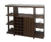 Walnut Transitional Bar Unit - Ambros Collection-5
