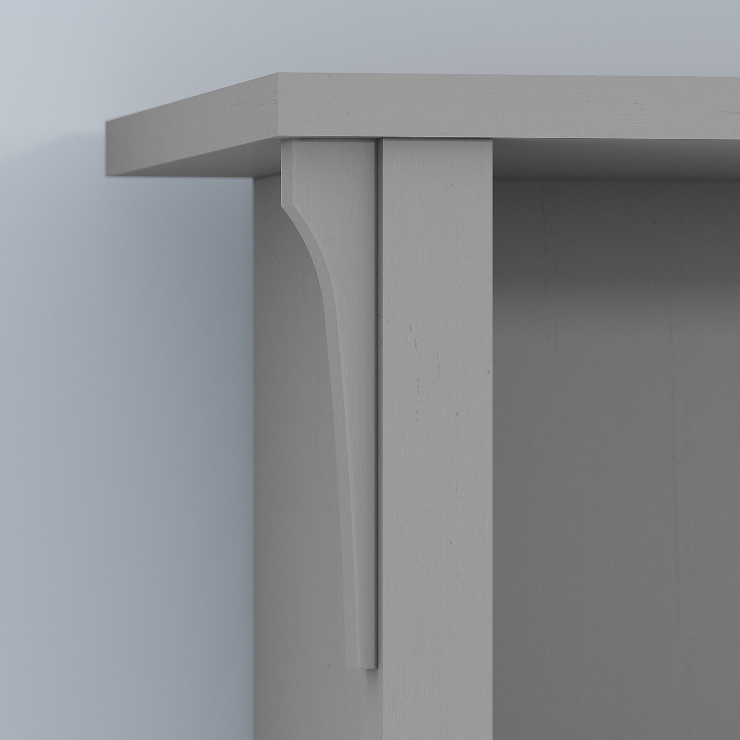 Cape Cod Gray Shoe Storage Bench - Salinas-2