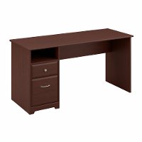 Harvest Cherry Computer Desk with Drawers - Cabot-2