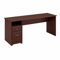 Harvest Cherry Computer Desk with Drawers - Cabot-2