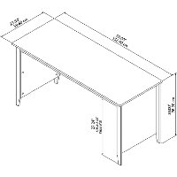 Kathy Ireland Black Suede Writing Desk - Connecticut-5