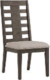Contemporary Ash Gray Upholstered Dining Room Chair - Havana