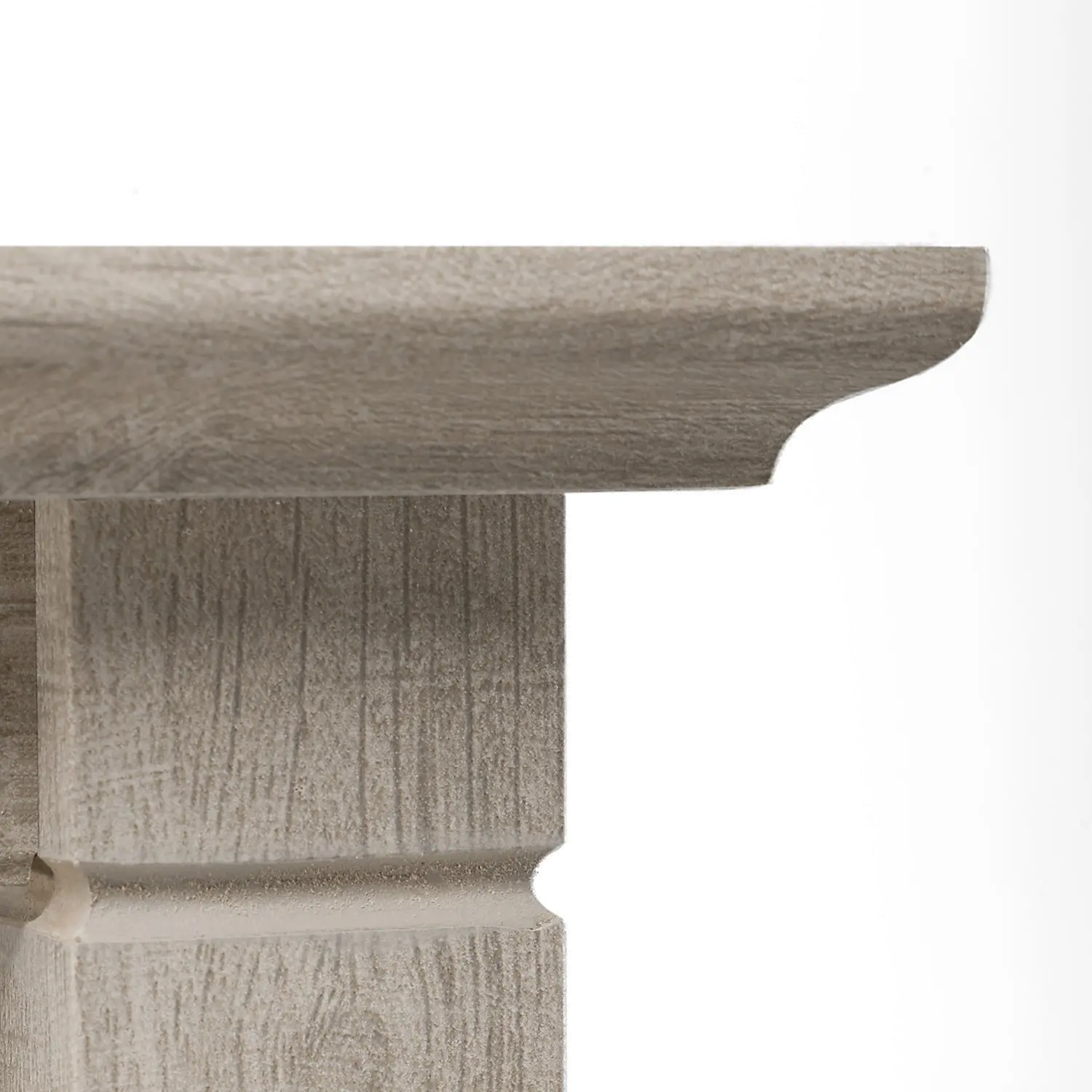 KWD160WG-03 Washed Gray L Shaped Desk - Key West-4