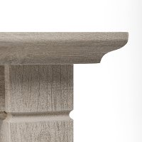 Washed Gray L Shaped Desk - Key West-4