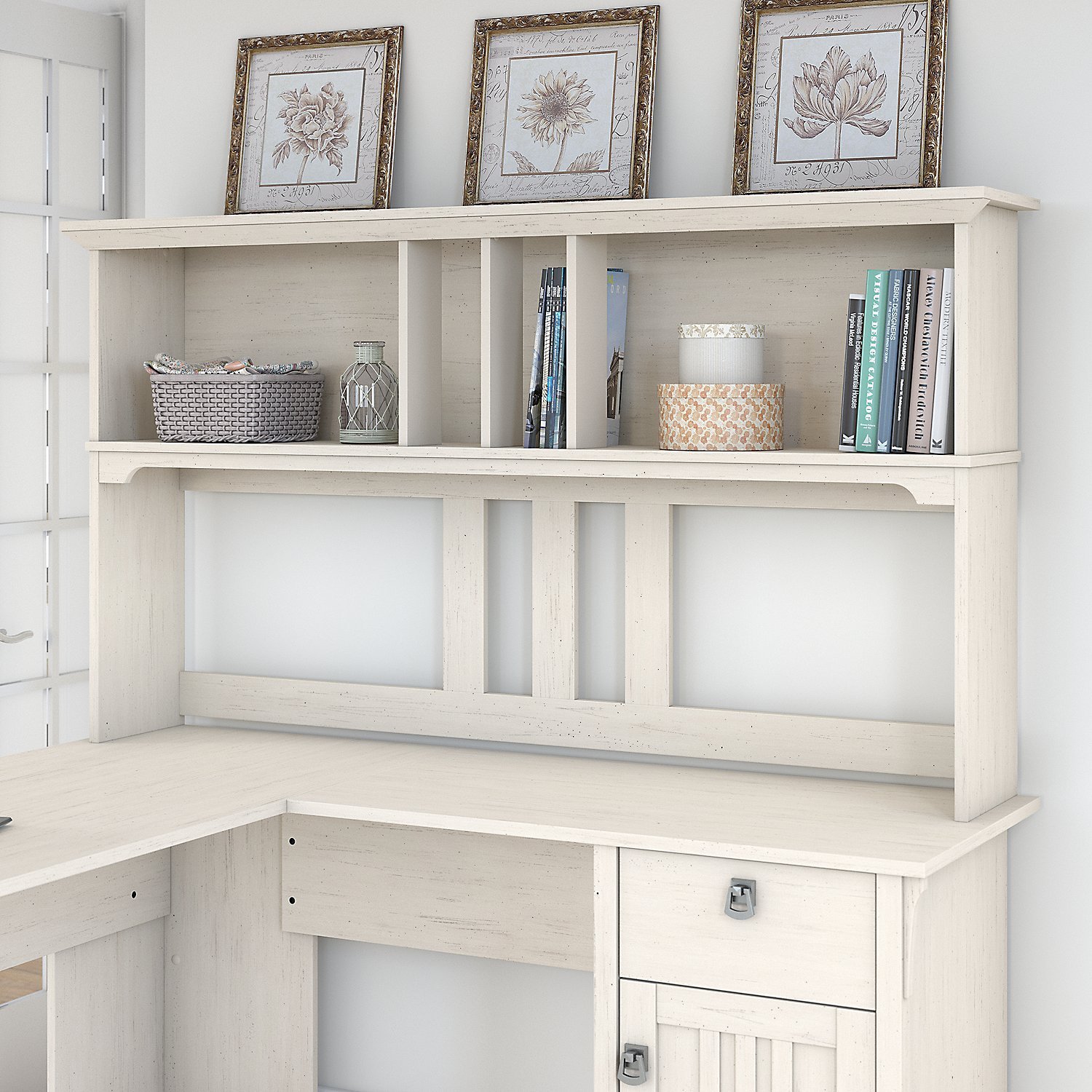Salinas 60 Inch Antique White Hutch-2