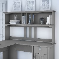 Cape Cod Gray Hutch for L Shaped Desk - Salinas-2