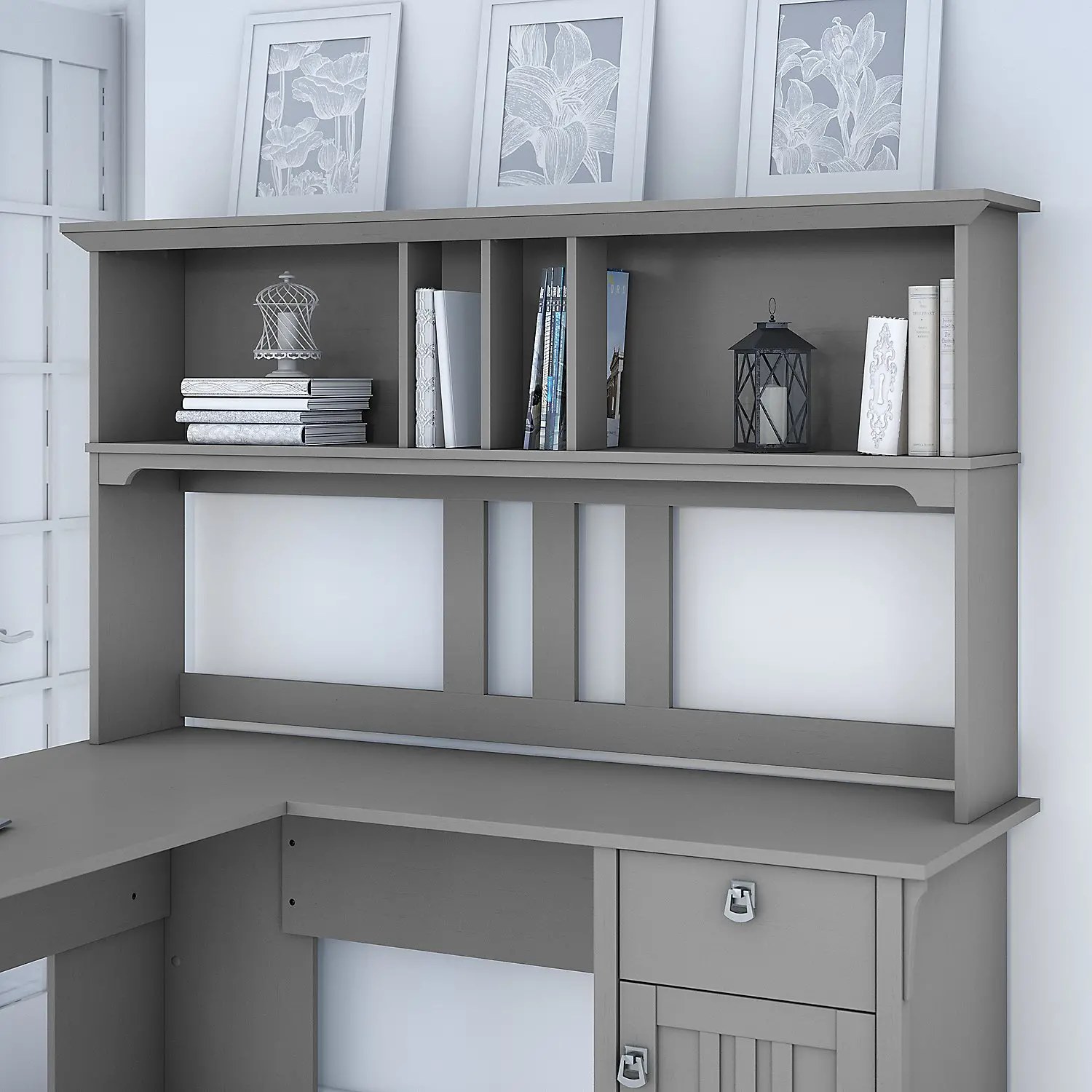SAH160CG-03 Salinas 60 Inch Cape Cod Gray Hutch-2