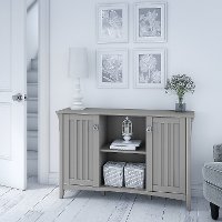 Cape Cod Gray Accent Storage Cabinet with Doors - Salinas-2