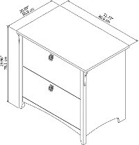 Cape Cod Gray Lateral File Cabinet - Salinas-7