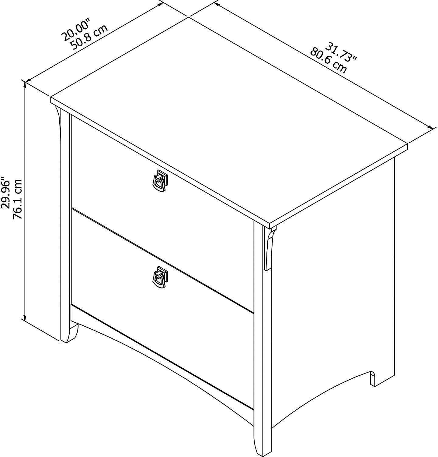Salinas Cape Cod Gray Lateral File Cabinet-7
