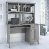 Cape Cod Gray Computer Desk with Hutch - Salinas