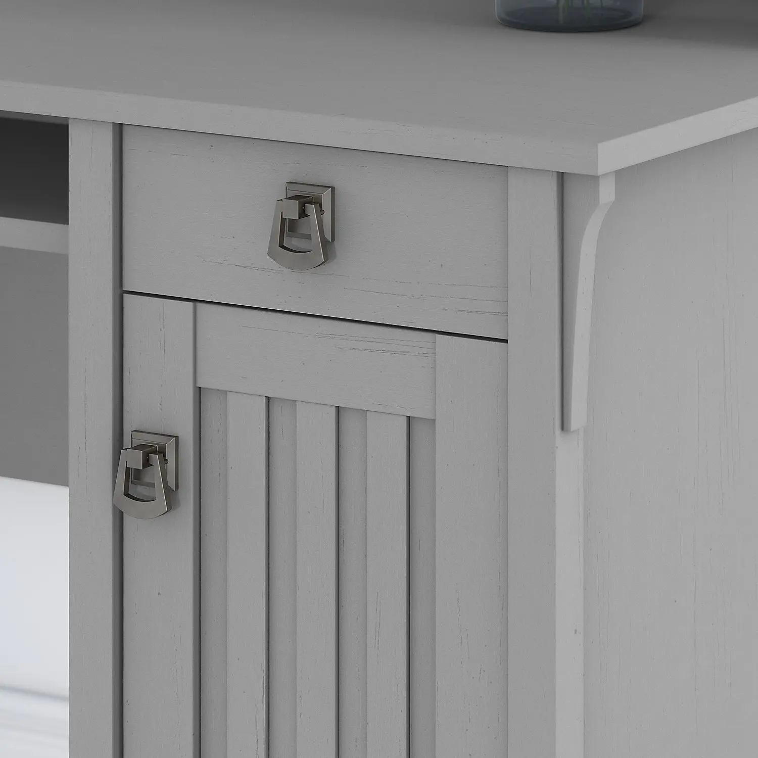 SAD160CG-03 Salinas Cape Cod Gray L Shaped Desk with Storage-2