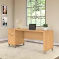 WC81472 Maple Cross Office Desk with Drawers - Somerset