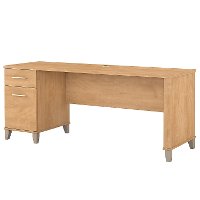 Maple Cross Office Desk with Drawers - Somerset-2