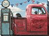 Take A Ride Truck Patio Canvas Outdoor-Indoor Wall Art