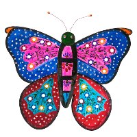 Assorted Multi Color Hand Painted BoHo Butterfly-3