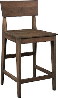 Transitional Brown 24 Inch Counter Height Stool - Jadu