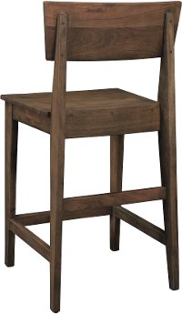 Transitional Brown 24 Inch Counter Height Stool - Jadu-3