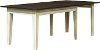 TOL-CH-6-17-L Farmhouse Cream and Brown Large Dining Room Table - Toluca