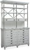 Beach White Dining Sideboard and Hutch - Aly