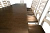 KIT Farmhouse White and Brown 5 Piece Dining Set with Ladder Back Chairs - Toluca-3