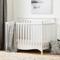 11846 Classic White Crib with Toddler Rail - Savannah