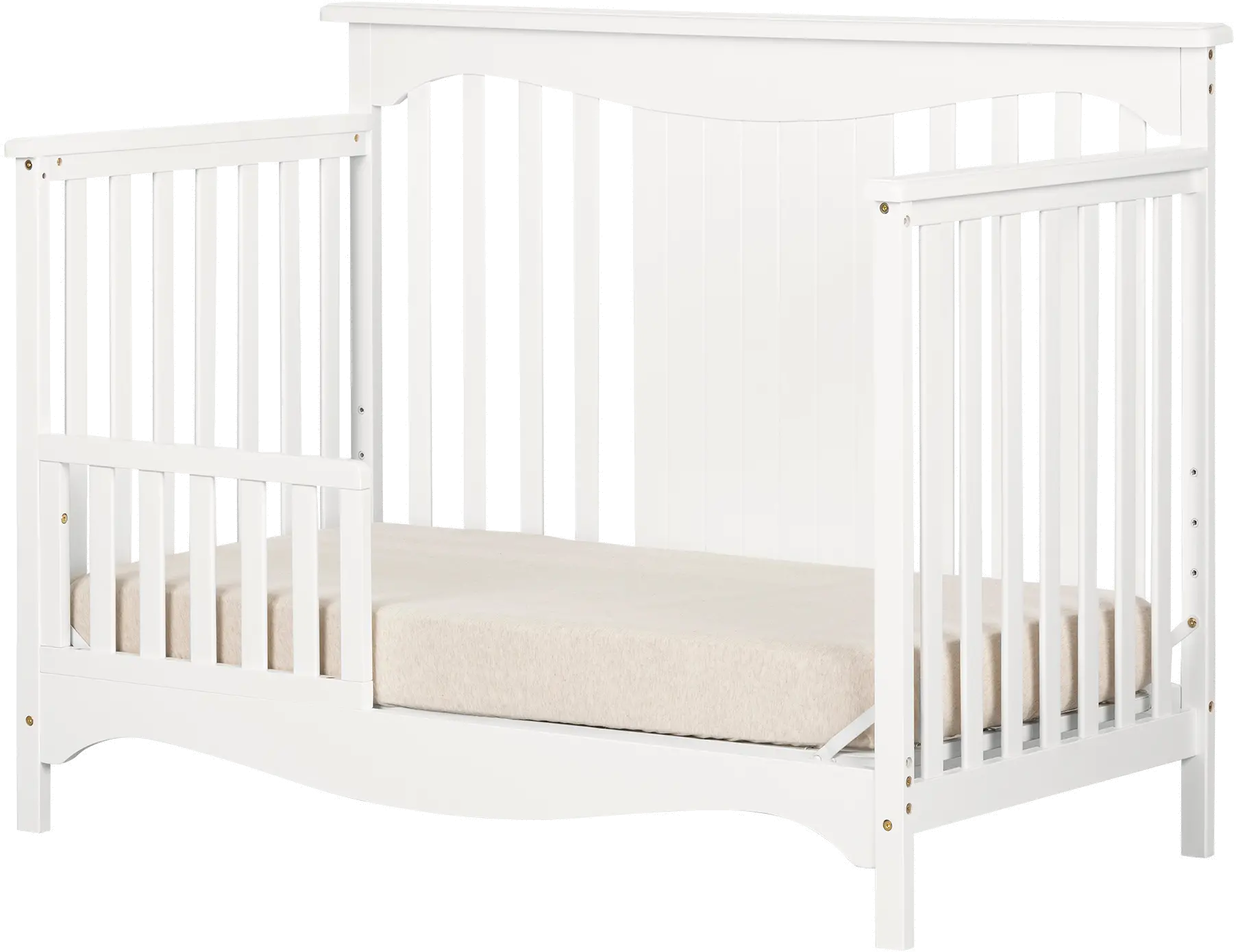 11846 Classic White Crib with Toddler Rail - Savannah-5