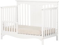 11846 Classic White Crib with Toddler Rail - Savannah-5