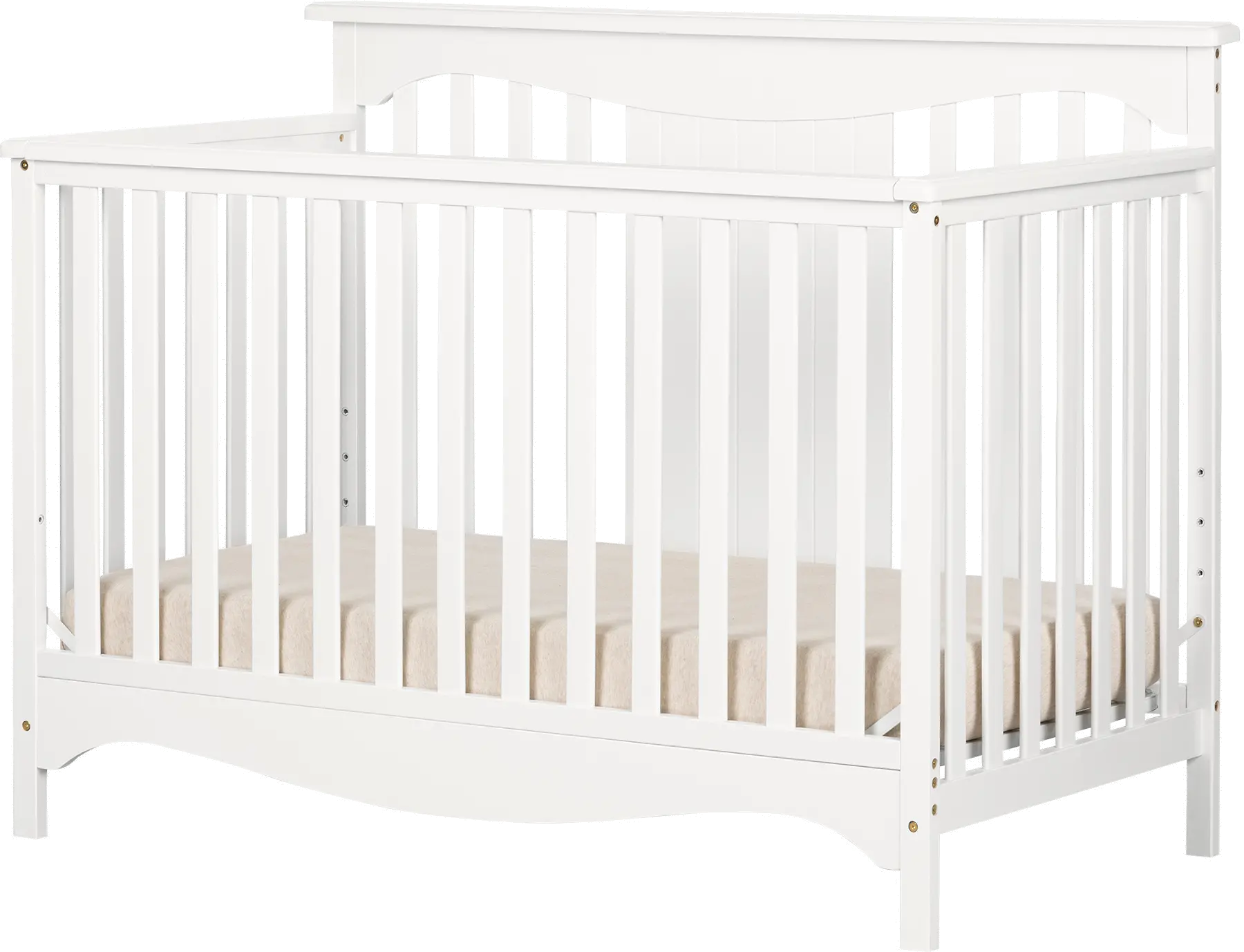 11846 Classic White Crib with Toddler Rail - Savannah-6