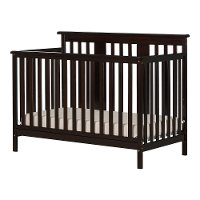 11850 Espresso Brown Crib with Toddler Rail - Little Smileys-3