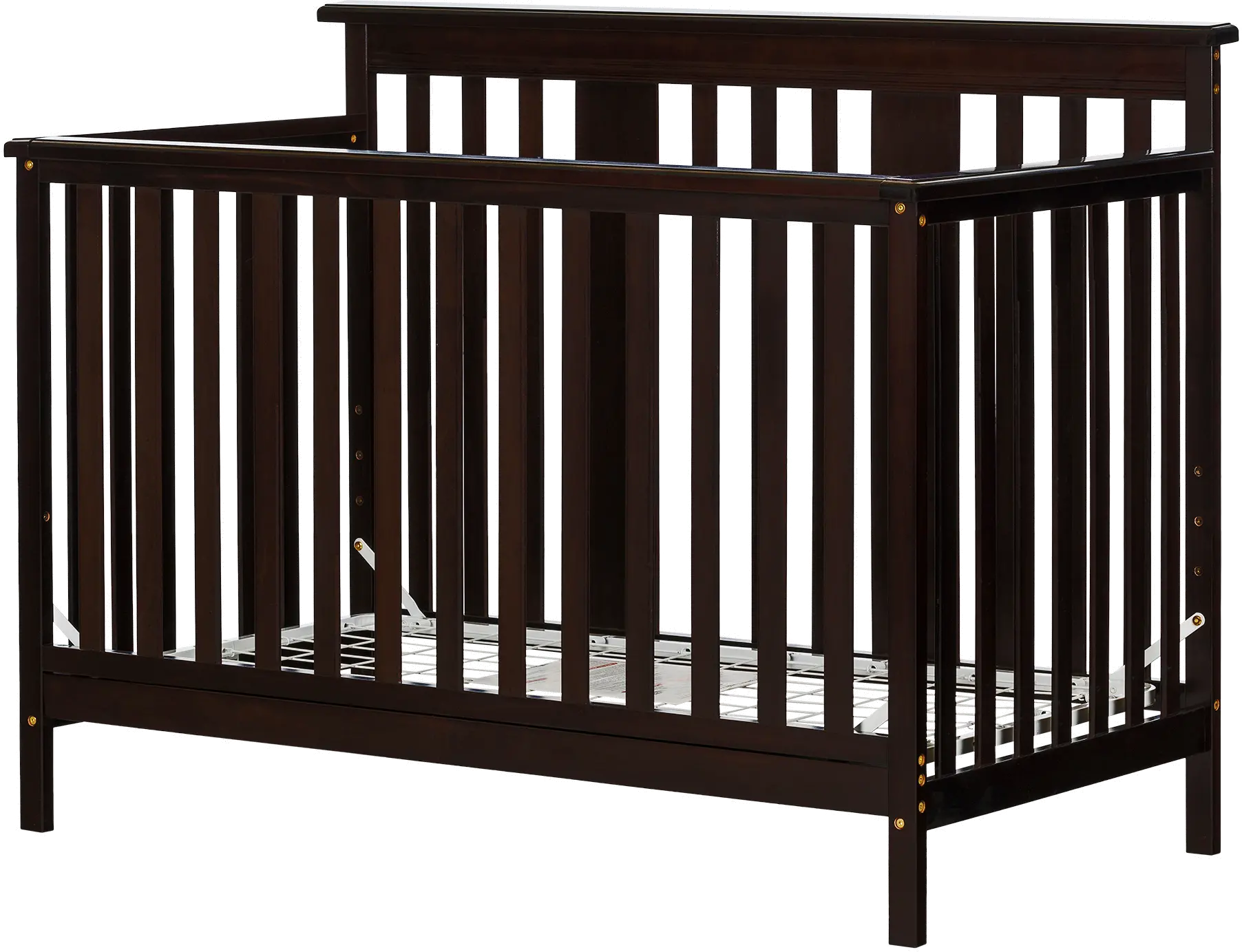 11850 Espresso Brown Crib with Toddler Rail - Little Smileys-6
