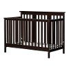 11850 Espresso Brown Crib with Toddler Rail - Little Smileys-6