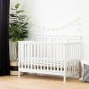 11875 Modern White Crib with Toddler Rail - Little Smileys
