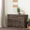 11915 Classic Country Fall Oak Brown Dresser - Prairie