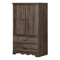 11920 Classic Country Fall Oak Brown Armoire - Prairie-2
