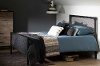 12076 Industrial Black Metal Full Platform Bed - Valet-3