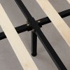 12119 Contemporary Gray Twin Upholstered Platform Bed - Fusion-4