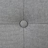 12119 Contemporary Gray Twin Upholstered Platform Bed - Fusion-7
